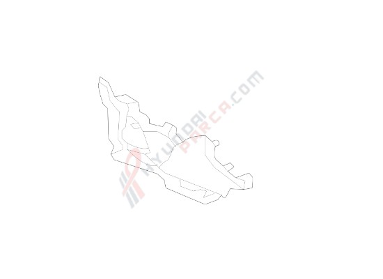 BLUE ORTA KONSOL TEYP ALT PANEL 11=> 84760-1R000RY-HMC